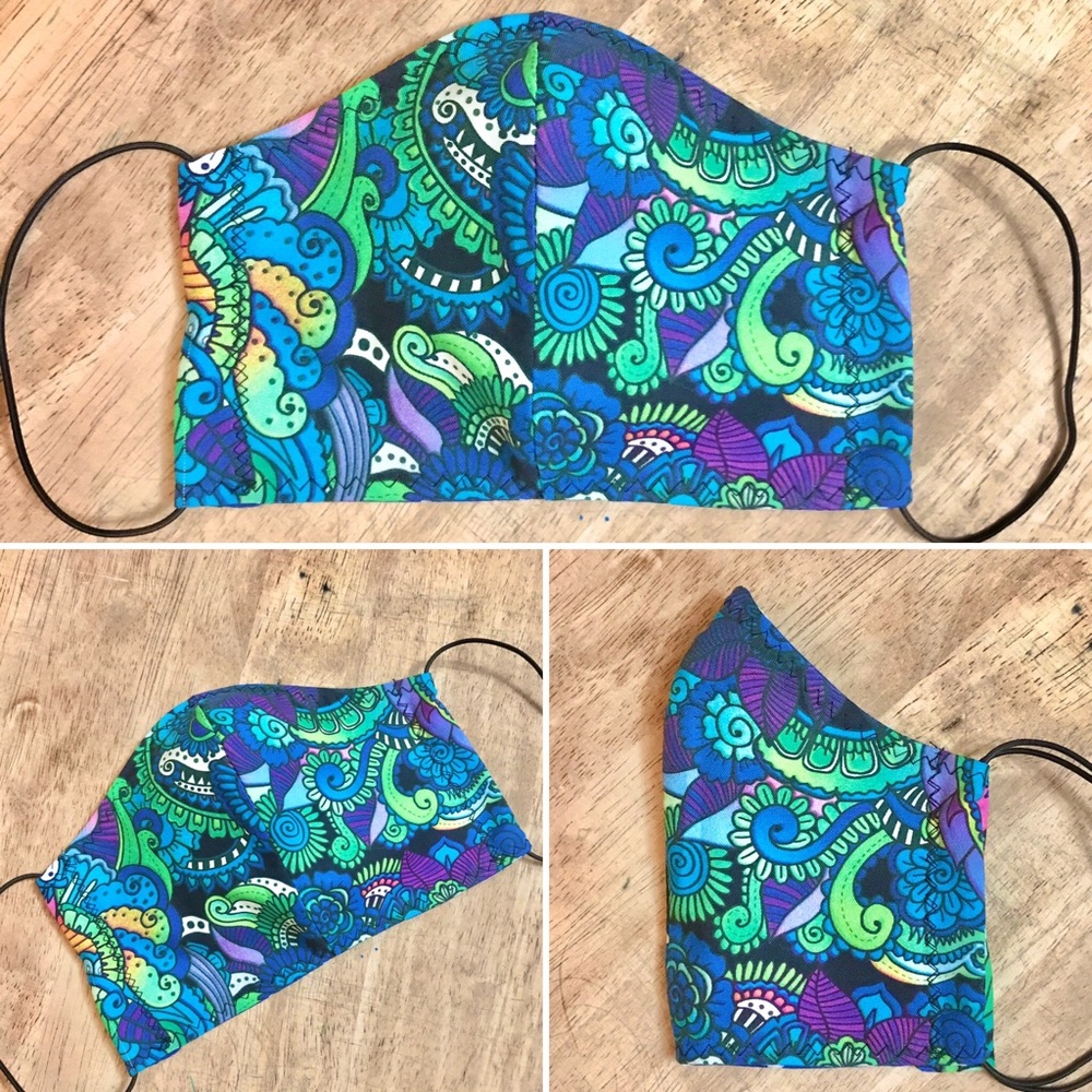 Face Mask ~ 100% Cotton ~ Elastic String